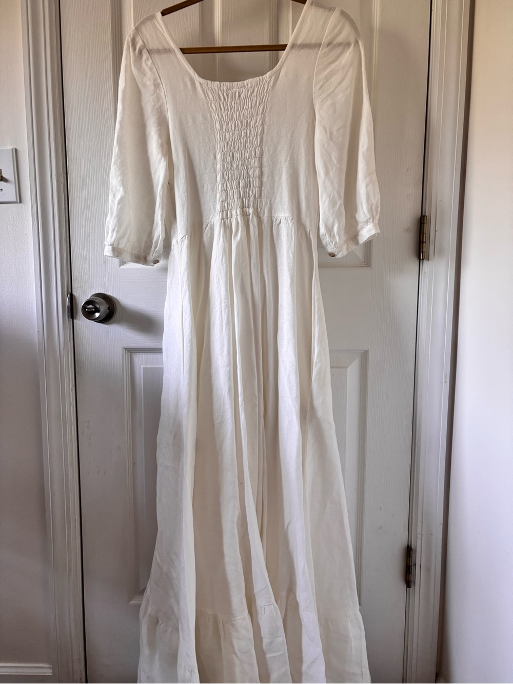 Son de Flor Carmen Linen Maxi Dress - Picture 6 of 7